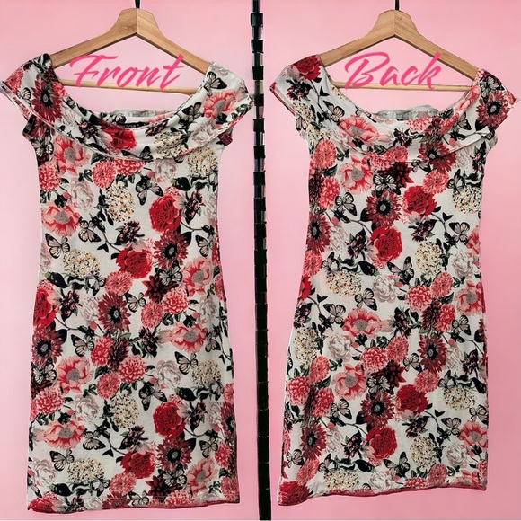 NWT Wild Child Mini Floral Dress M - Picture 3 of 11